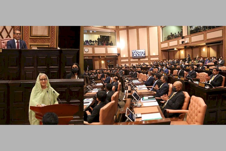 মালদ্বীপকে বাংলাদেশের উন্নয়ন সহযোগী হওয়ার আহ্বান প্রধানমন্ত্রীর
