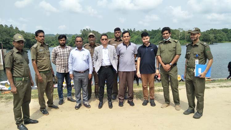 মহামায়া ইকো পার্ক পরিদর্শনে অতিরিক্ত সচিব মিজানুল হক চৌধুরী