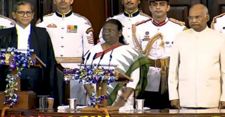 শপথ নিয়ে জাতির উদ্দেশ্যে ভাষণে যা বললেন ভারতের নতুন রাষ্ট্রপতি