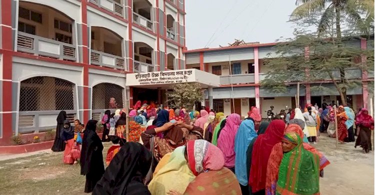 রংপুর সিটি নির্বাচনে ভোটগ্রহণ চলছে