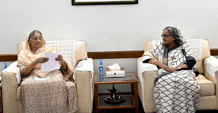 প্রধানমন্ত্রীর সঙ্গে রওশন এরশাদের সাক্ষাৎ, নির্বাচন নিয়ে আলোচনা