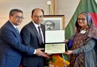 কমিউনিটি ক্লিনিকের জন্য প্রধানমন্ত্রীকে ব্রাউন ইউনিভার্সিটির সম্মাননা
