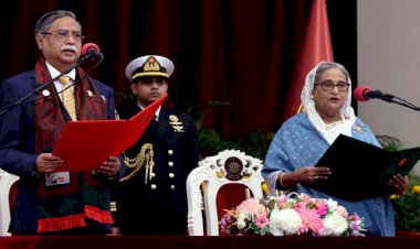 পঞ্চমবারের মতো প্রধানমন্ত্রী শেখ হাসিনা
