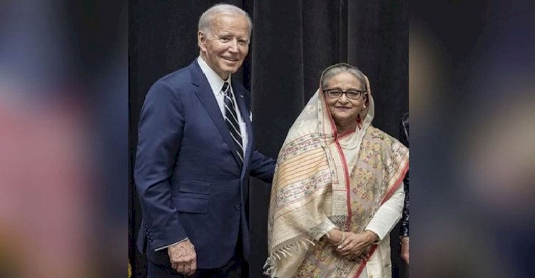 শেখ হাসিনাকে বাইডেনের চিঠি