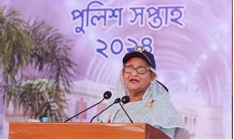 জনগণের সেবা, সন্ত্রাস দমন করুন : পুলিশের প্রতি প্রধানমন্ত্রী