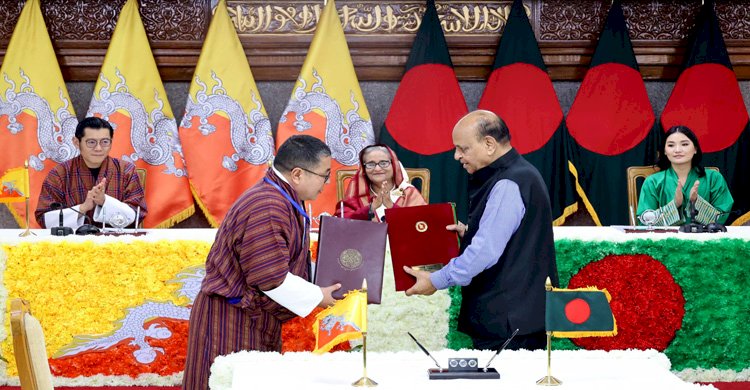 শেখ হাসিনা-ওয়াংচুক বৈঠক, তিনটি সমঝোতা স্মারক সই