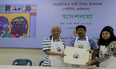 শিল্পকলায় ৫দিনব্যাপী শুরু হলো পেইন্টিং কর্মশালা ‘স্বদেশনামা’