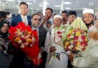 জিয়া পরিষদ নেতা মোহাম্মদ আব্দুল জলিল খানের স্বদেশ প্রত্যাবর্তন 