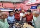 চট্টগ্রামে ড্রোন নির্মাতা আশির উদ্দিনের পাশে তারেক রমান