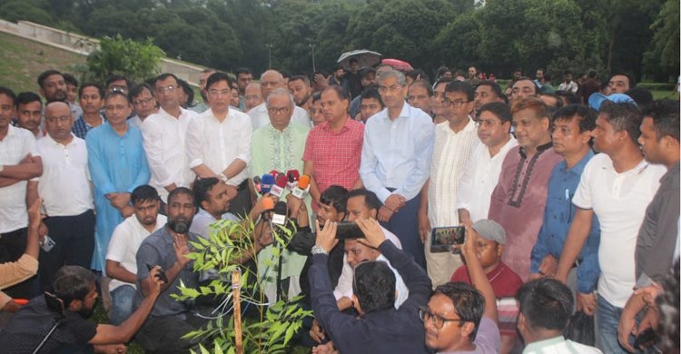 ডা. জুবাইদা রহমান-এর জন্মবার্ষিকী উপলক্ষে দুই দিনব্যাপী বৃক্ষরোপণ কর্মসূচির উদ্বোধন