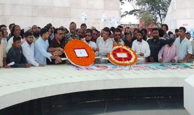 তরুণদলের প্রতিষ্ঠা বার্ষিকী উপলক্ষে  রাষ্ট্রপতি জিয়াউর রহমানের মাজারে শ্রদ্ধা নিবেদন