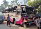 ফুলবাড়িয়ায় মধ্যরাতে বাসে আগুন, ঘুমন্ত চালক পুড়ে অঙ্গার