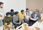 ভূমিকম্পে আহত হামিমের চিকিৎসার খোঁজ নিলেন  ডাঃ পারভেজ রেজা কাঁকন 
