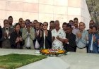 জিয়াউর রহমানের মাজারে স্থগিতাদেশ প্রত্যাহার করা ড্যাব নেতাদের শ্রদ্ধা