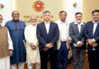 স্বরাষ্ট্রমন্ত্রীর সঙ্গে নবনিযুক্ত ছয় সিটি প্রশাসকের সৌজন্য সাক্ষাৎ
