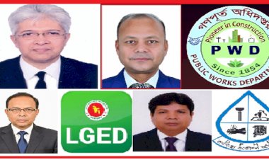 পিডব্লিউডি, এলজিইডি ও জনস্বাস্থ্য প্রকৌশল অধিদপ্তরে প্রধান প্রকৌশলী পদে দুর্নীতিতে সর্বকালের রেকর্ড সৃষ্টিকারীদের অনিয়মতান্ত্রিক নিয়োগ