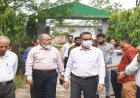 সুন্দরবন হতে উদ্ধারকৃত বাঘিনীর শারীরিক অবস্থা ও চিকিৎসা কার্যক্রম পরিদর্শনে প্রধান বন সংরক্ষক